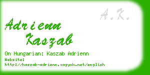 adrienn kaszab business card